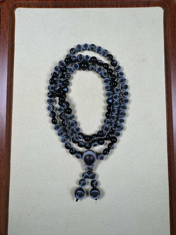 玛瑙项链 玛瑙108颈饰 卡8+