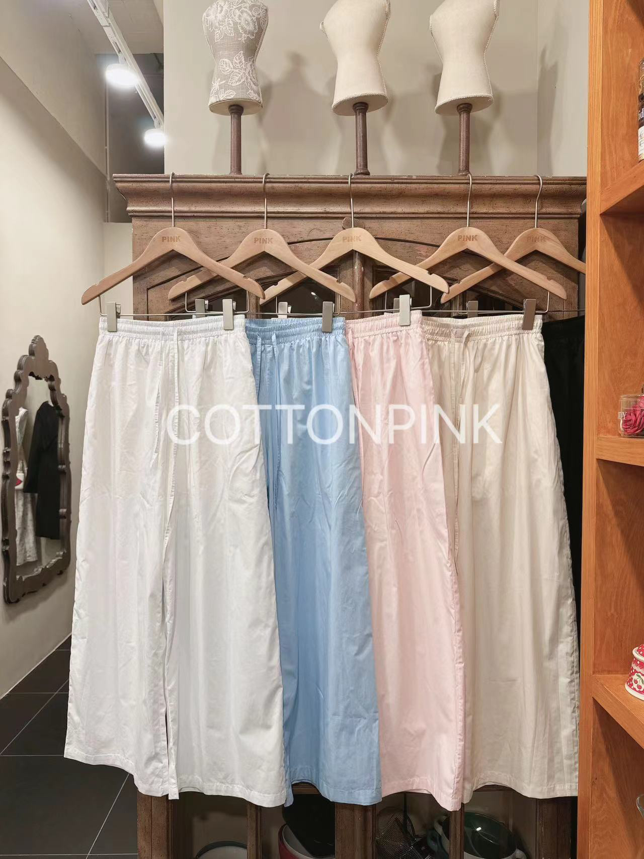 COTTONPINK女装设计师款休闲百搭时尚长裤