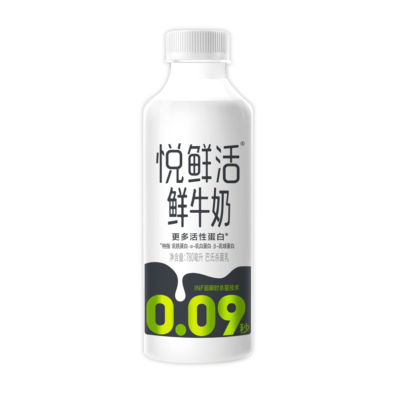 君乐宝悦鲜活鲜牛奶 780ml