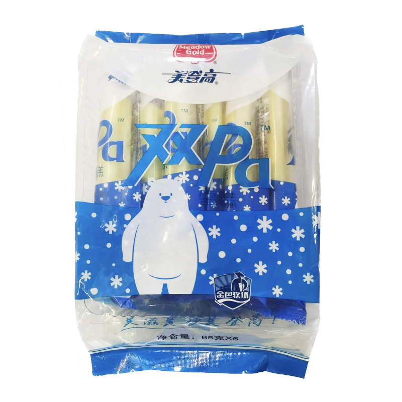 美登高双把雪糕 85g*6