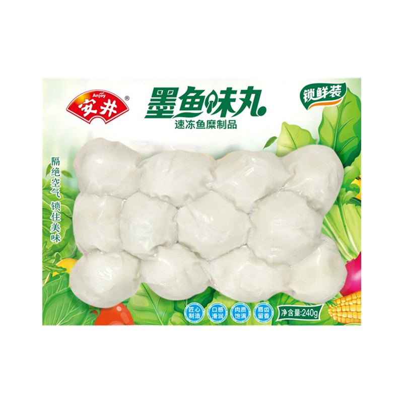 【火锅季】安井锁鲜装墨鱼味丸 240g 新老包装随机