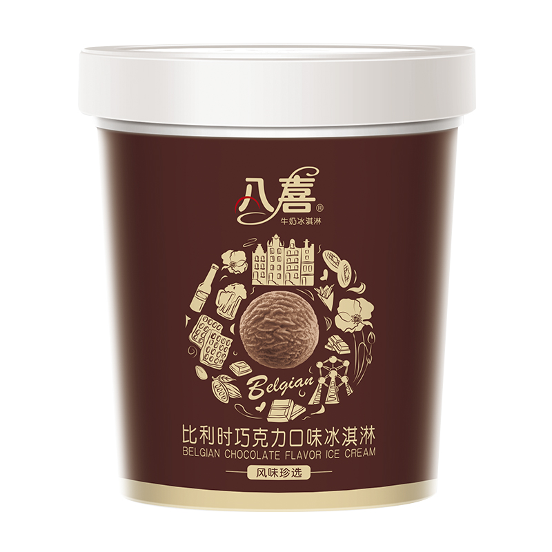 八喜比利时巧克力口味冰淇淋 270g
