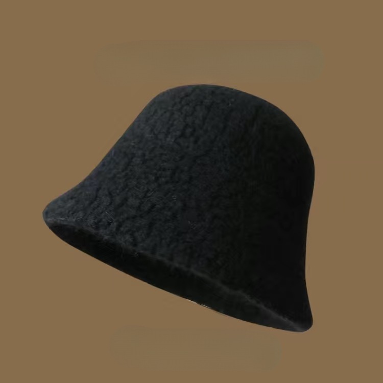 秋冬帽子保暖毛线针织帽加绒冷帽套头护耳帽防风面罩帽子高级感帽