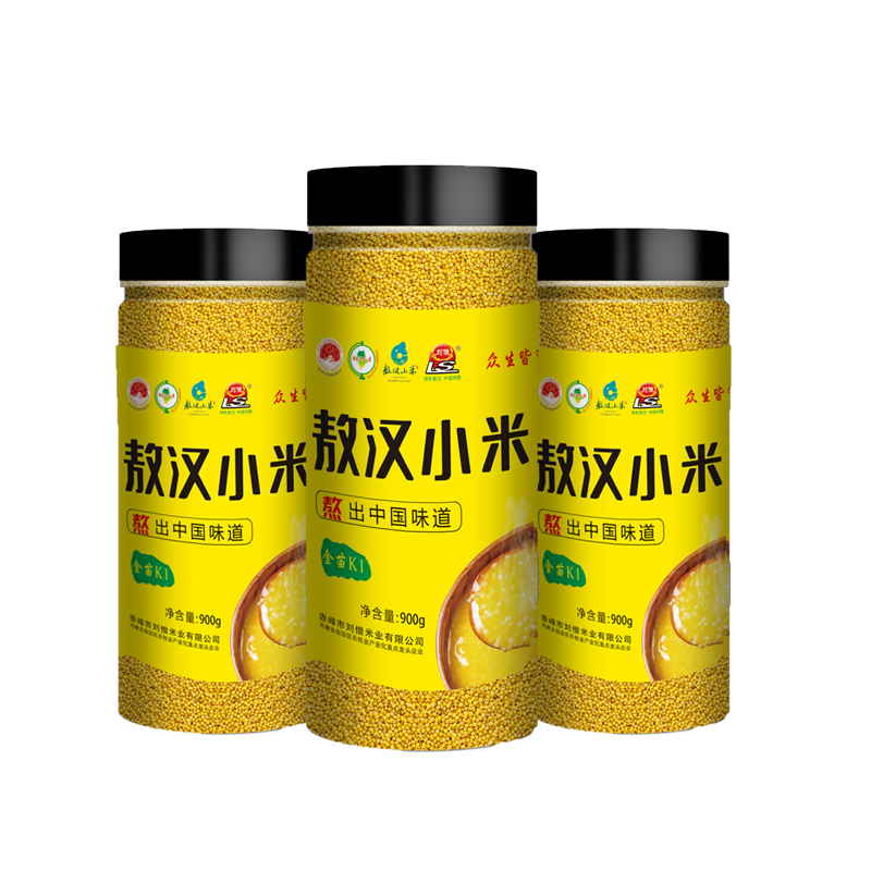 刘僧内蒙古赤峰敖汉黄小米900g农家小黄米五谷杂粮小米粥
