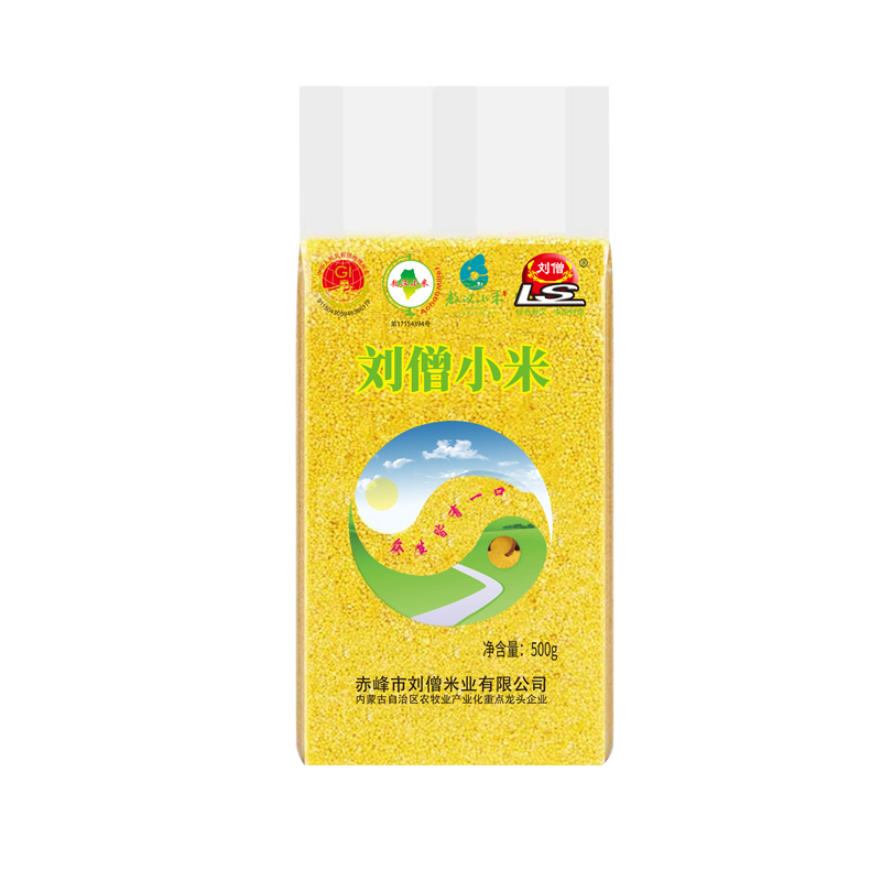 刘僧内蒙古赤峰敖汉黄小米500g