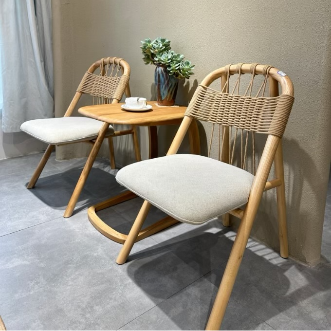 竖琴椅北欧原木风全实木白蜡木设计师家用餐椅主人椅休闲椅子沙发