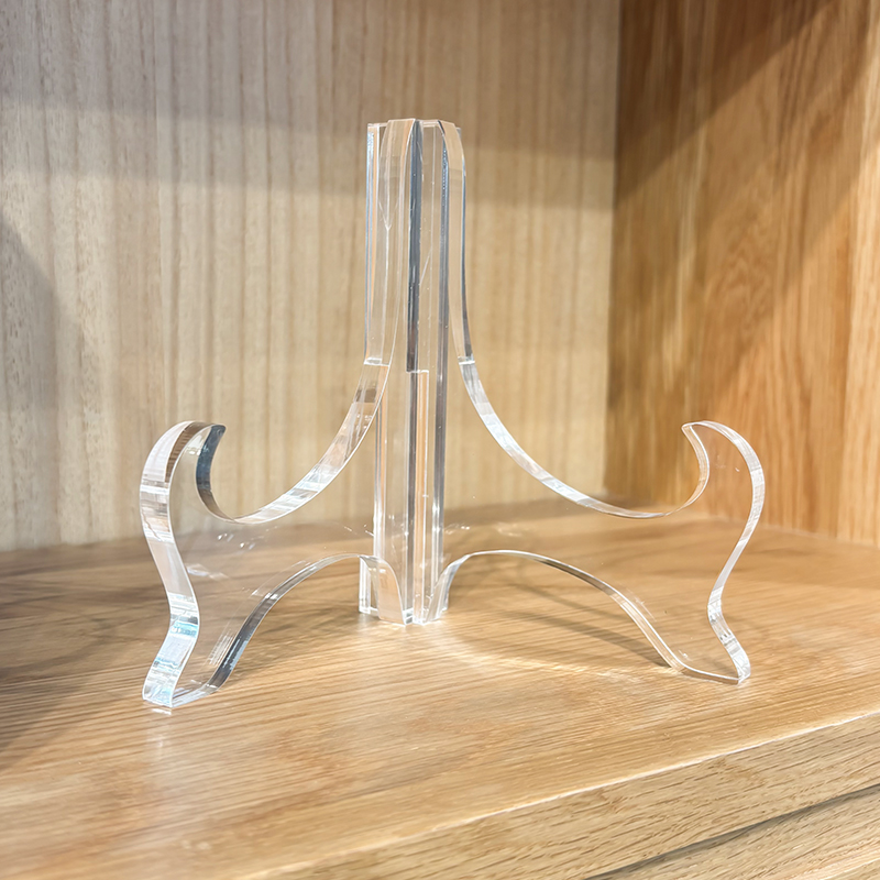 亚克力时钟架子装饰盘架茶饼架茶几电视柜书柜平板架手机架唱片架