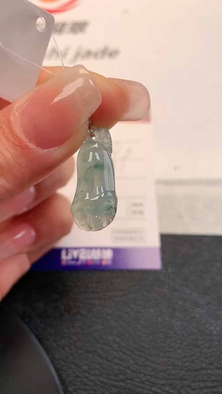 【闪购商品】翡翠颈饰18K金镶嵌1