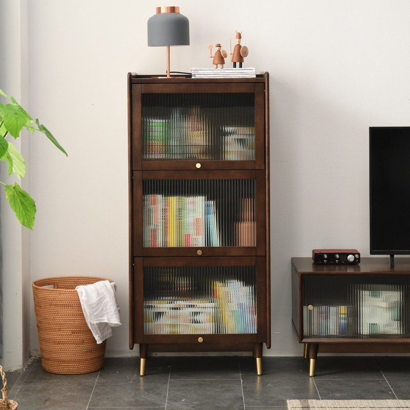 文哥严选实木茶水柜餐边柜（长60*宽40*高130）