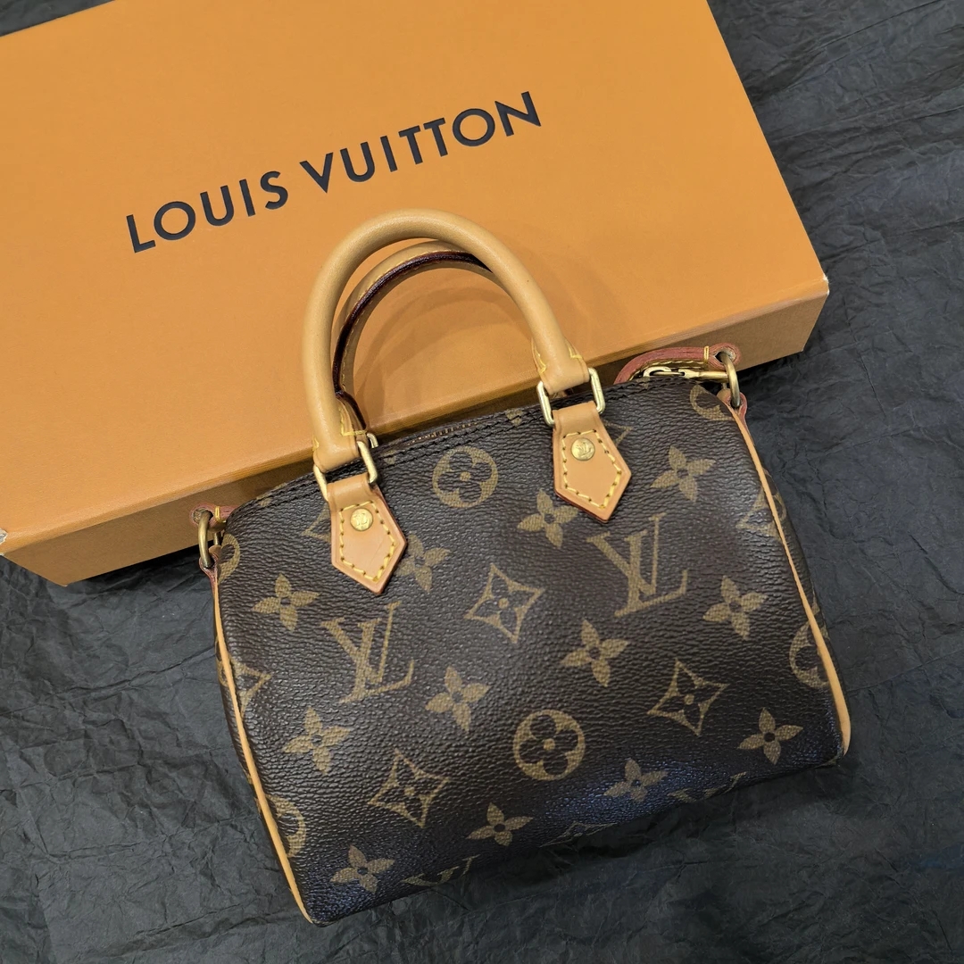 99新 LouisVuitton/路易威登 【思思】/枕头nano/换植鞣革/24h试背