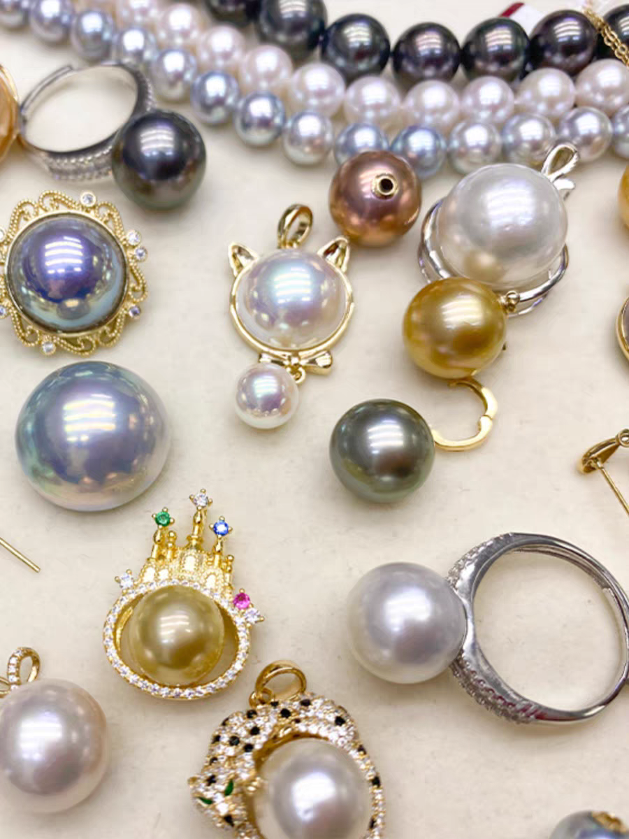 （1）散珠集合项链 耳饰 戒指DYL气质时尚，多样性发其一