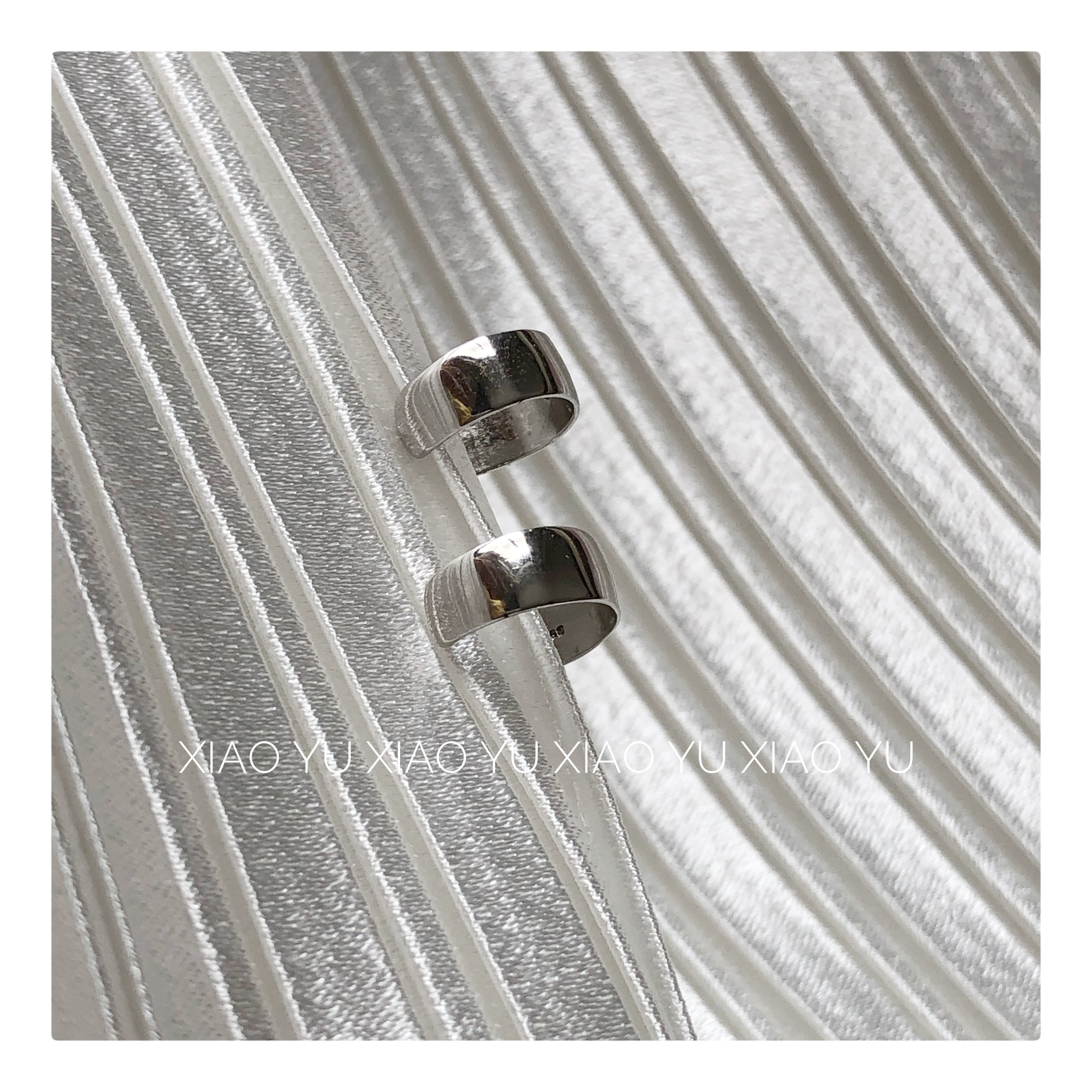 925银耳饰 福利款无耳洞耳骨夹怕痛的入S925纯银耳夹男女简约耳扣