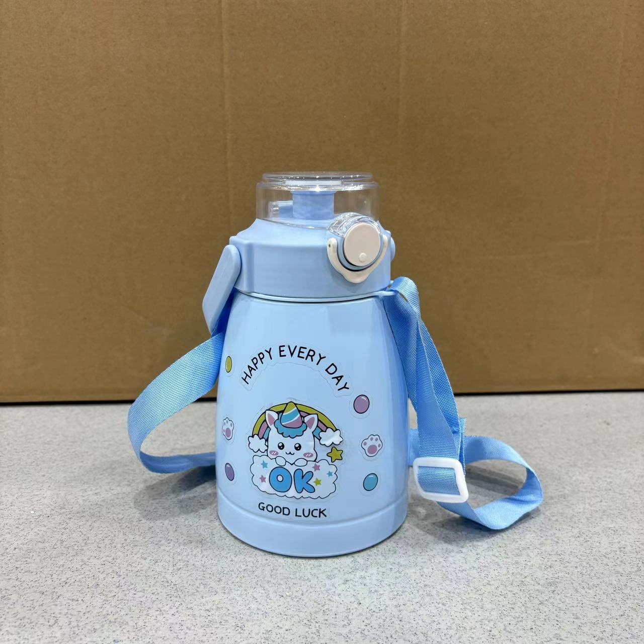 JK21颜色随机大肚杯保温杯吸管水杯