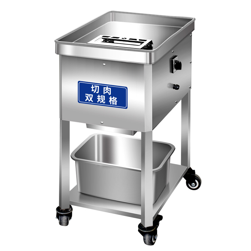 熊力士新款单双规格切肉机不锈钢切片机家用大型切片切丝切丁机
