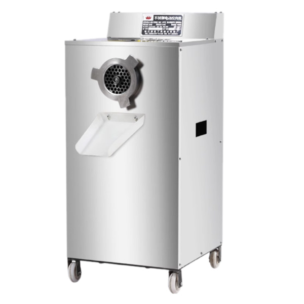 熊力士商用电动绞肉机大功率立式不锈钢绞鸡骨架肉馅碎肉灌肠机