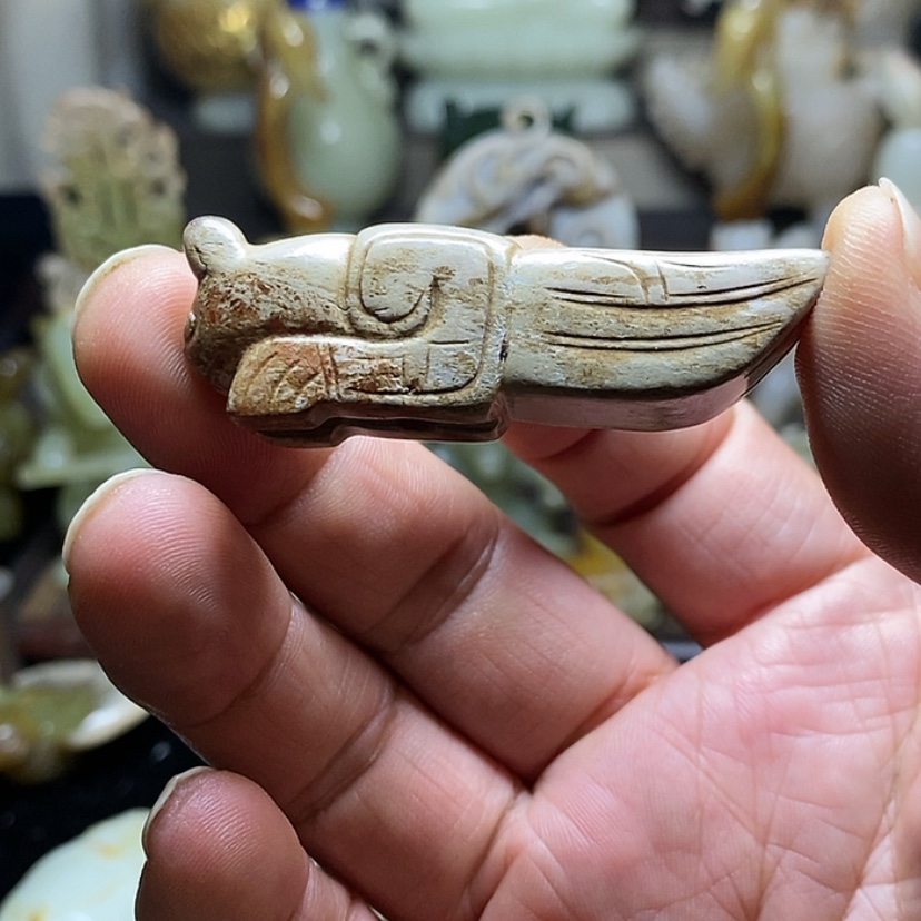 【闪购商品】和田玉挂件未镶嵌鑫***心
