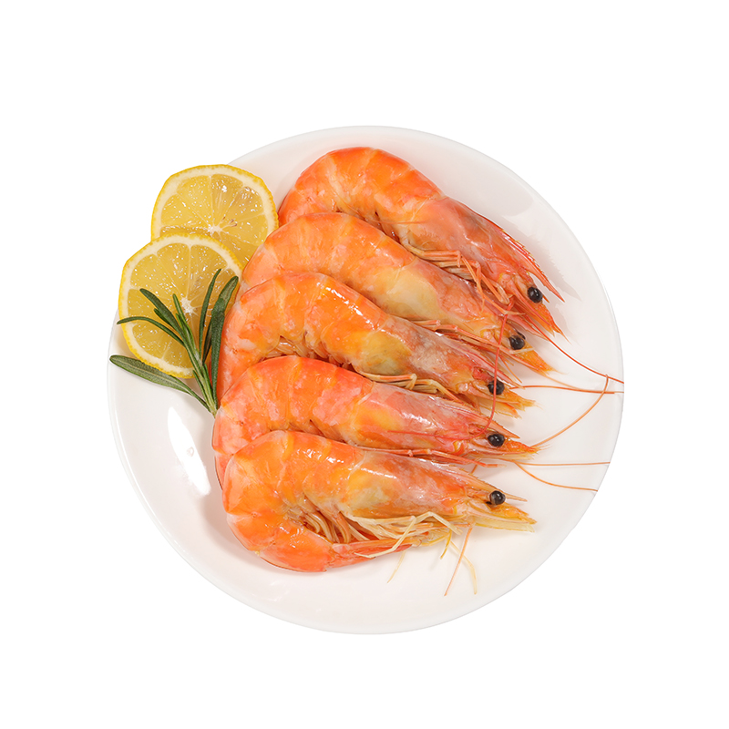 红虾鲜甜熟虾 净重300g/盒  顺丰包邮