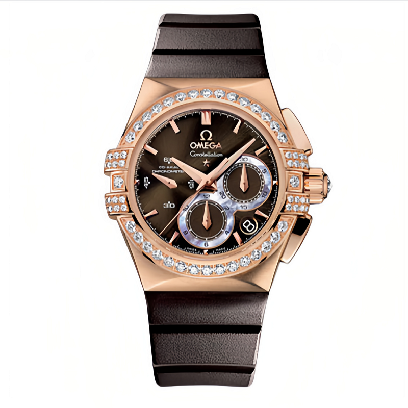 99新 Omega/欧米茄 【金缘】星座/单表/35mm/原镶钻