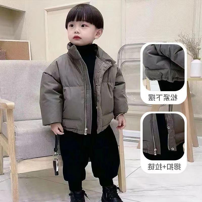 新款男童棉服加厚短款小孩棉袄韩版时尚洋气童装儿童宝宝冬季衣服