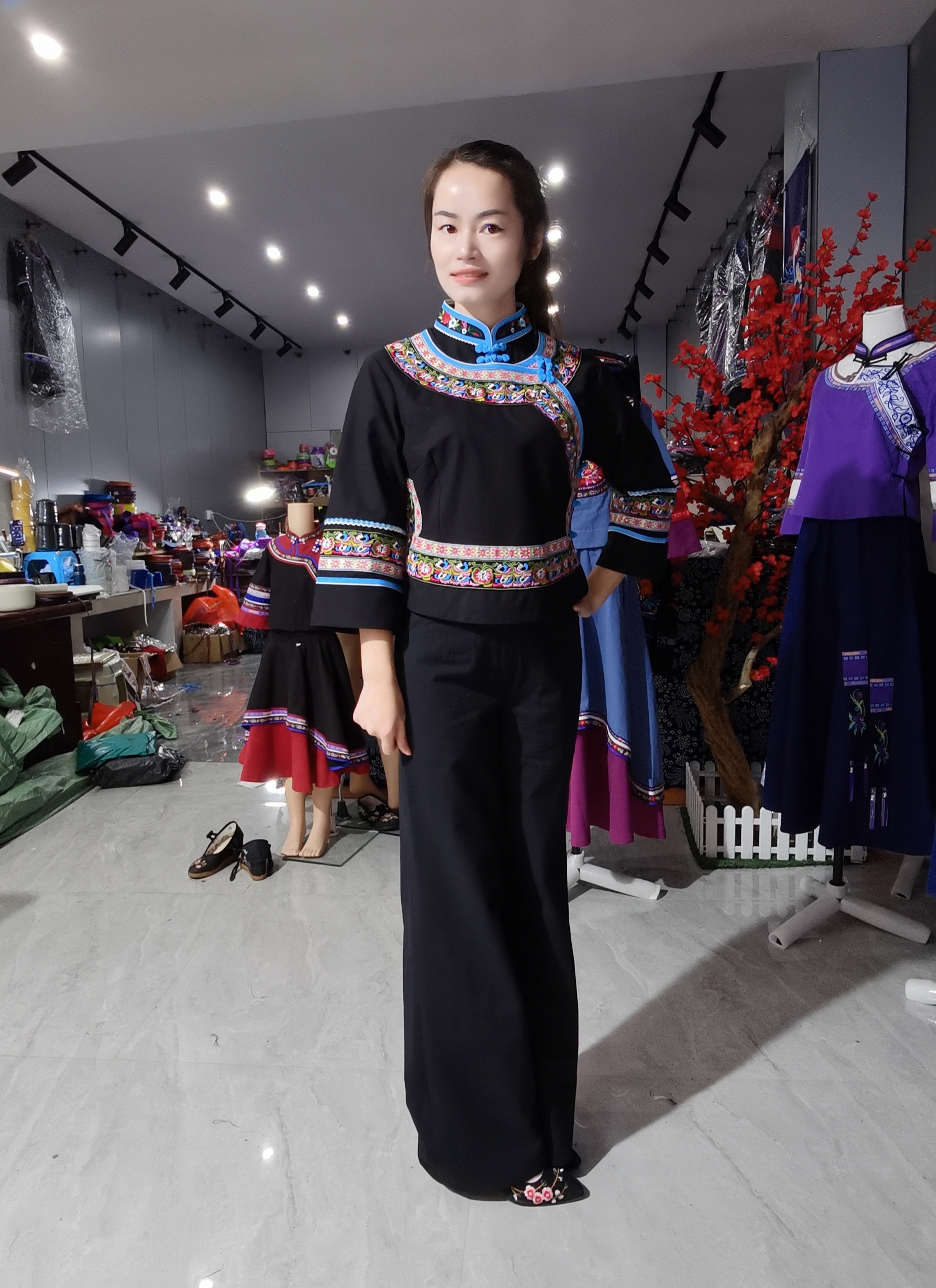 布依族壮族服装女士上衣