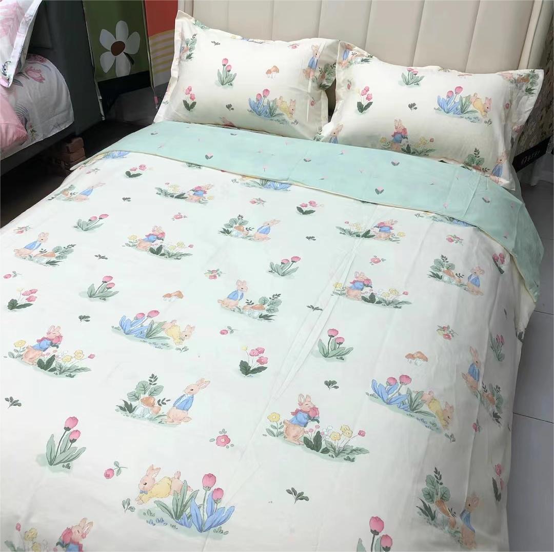 100棉双人被套 2米*2.3米 新款100棉柔软亲肤透气【彼得兔】