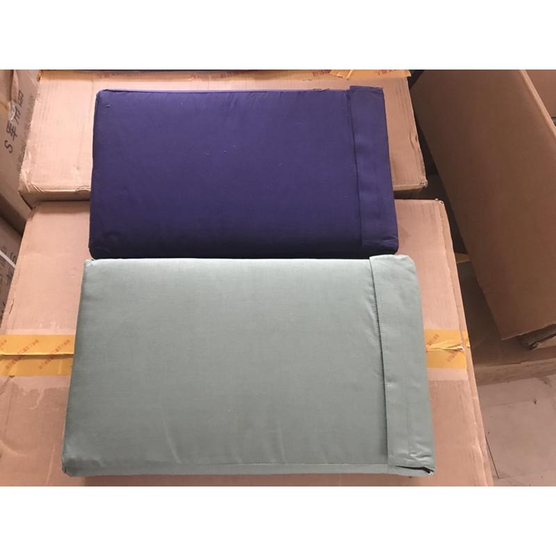 *绿色枕头藏蓝色枕头单人柔软简约宿舍