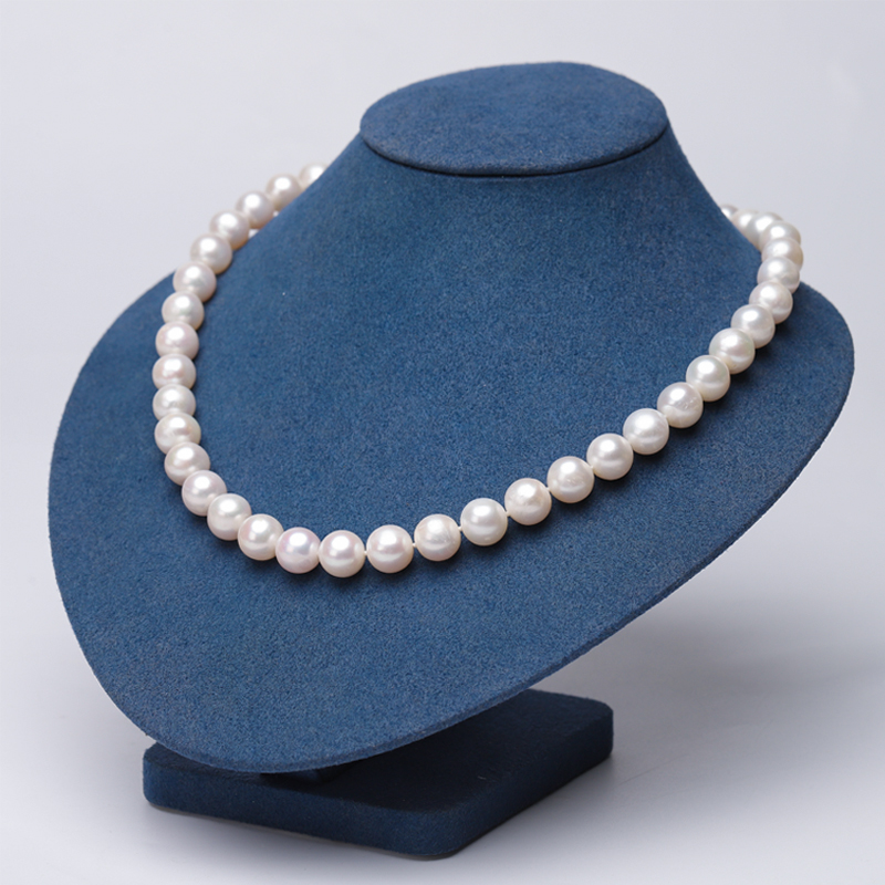 大点位无核淡水 9.3-10.3mm 银扣 微瑕少暇简约百搭 z1137