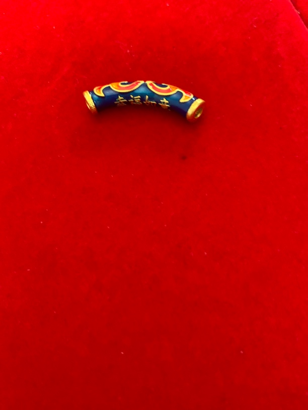 足金999纯黄金幸福如意弯管手串
