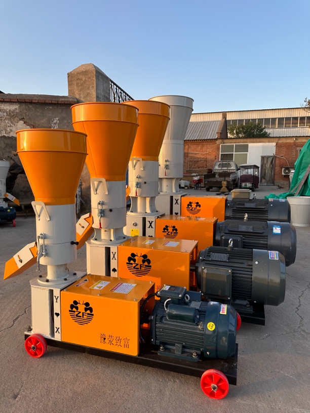 新型轮转饲料颗粒机养殖专用多功能草料加工设备定金