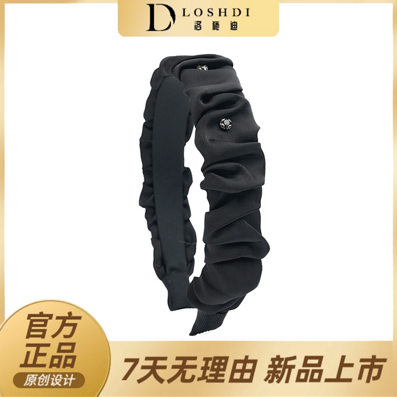 LOSHDI法式网红优雅【清欢】手工发箍气质时尚轻奢百搭宽边头饰发饰