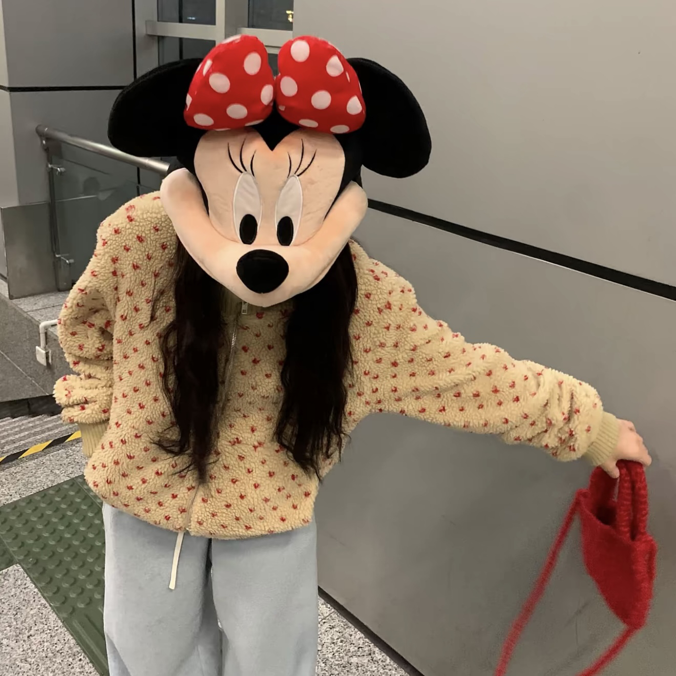 「ee」小红心外套｜羊羔毛加厚宽松版型