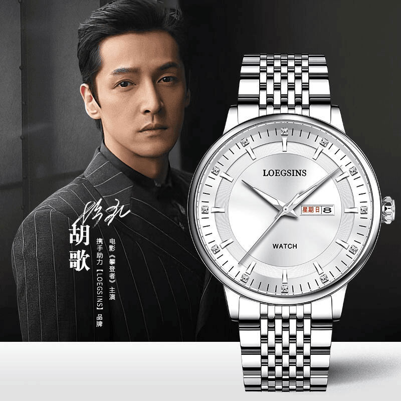 1瑞士正品手表男士时尚防水自动机械表高档名牌男士腕表