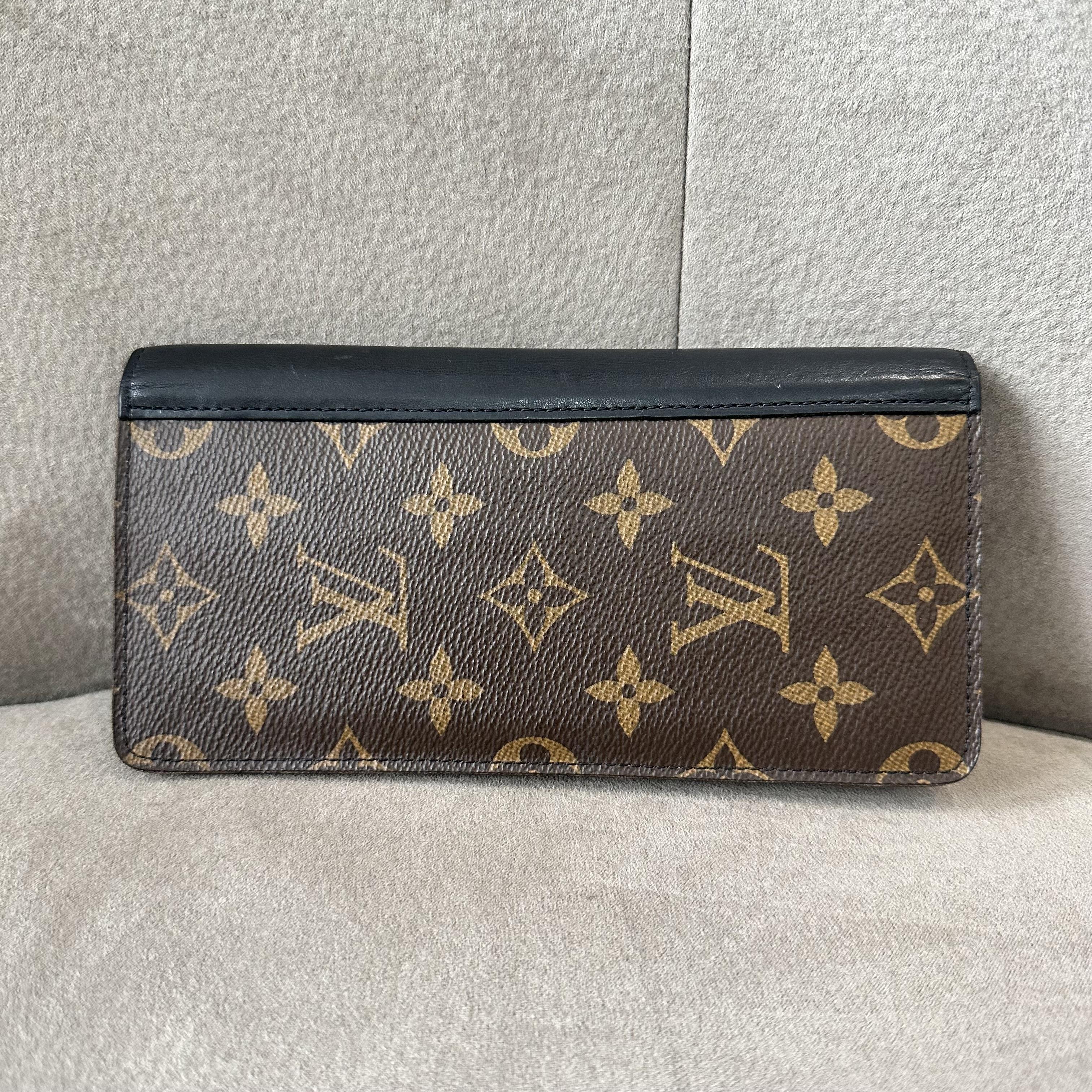 95新 LouisVuitton/路易威登 LV经典老花双夹钱包/46088