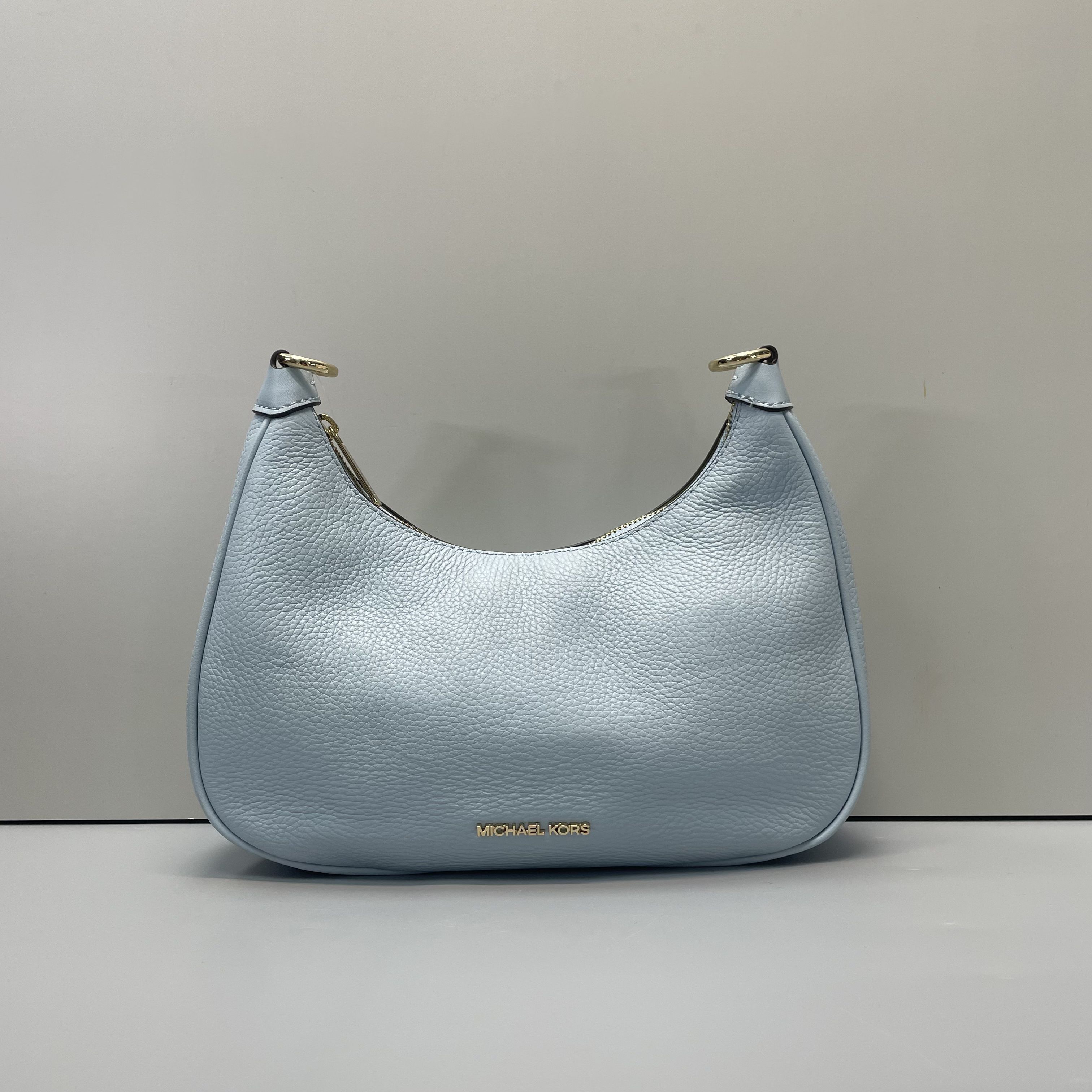 99新 MICHAELKORS/迈克高仕 小林/蓝色腋下包28*16*7cmA100403