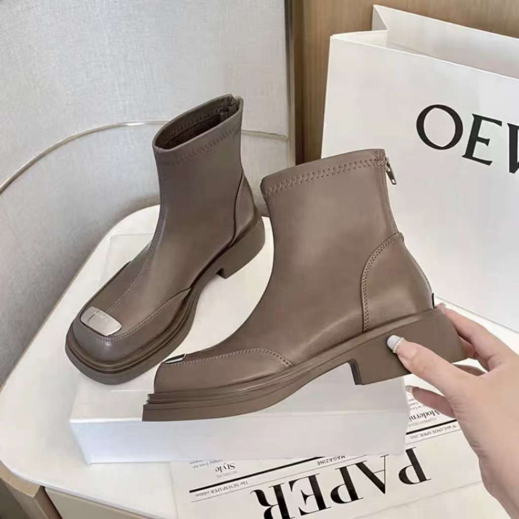 009231弹力铁头靴靴冬季 各种搭配皮衣外套T通通好看