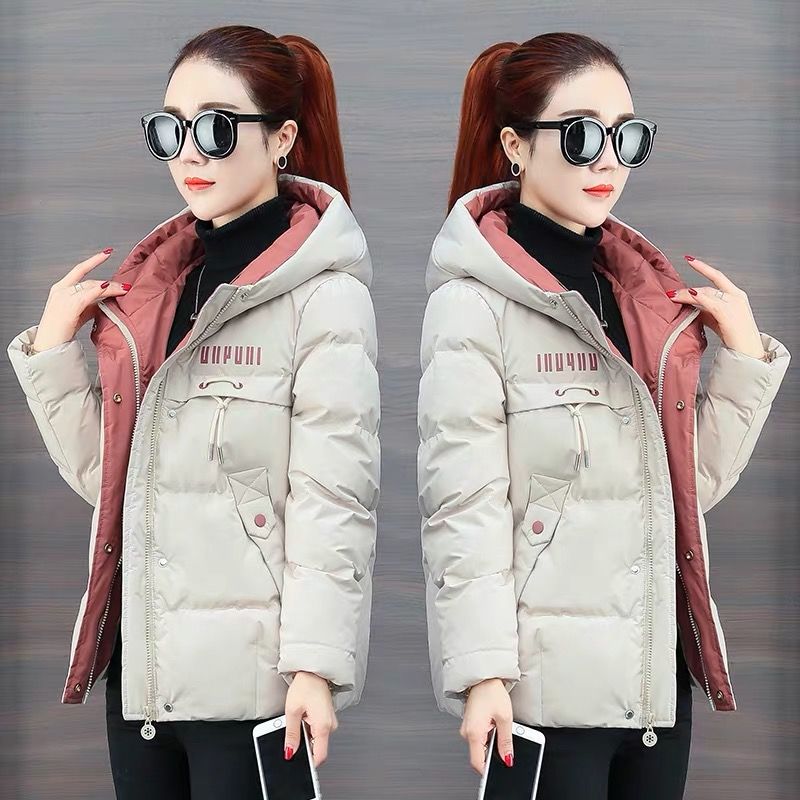 羽绒羽绒服女短款2023秋冬小个子韩版加厚外套面包服显瘦宽松