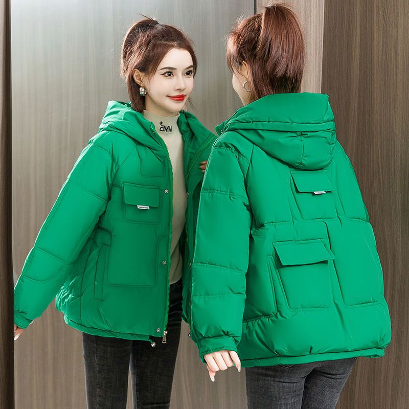 羽绒服女短款2023年爆款冬季新款韩版宽松羽绒服小个子连帽羽