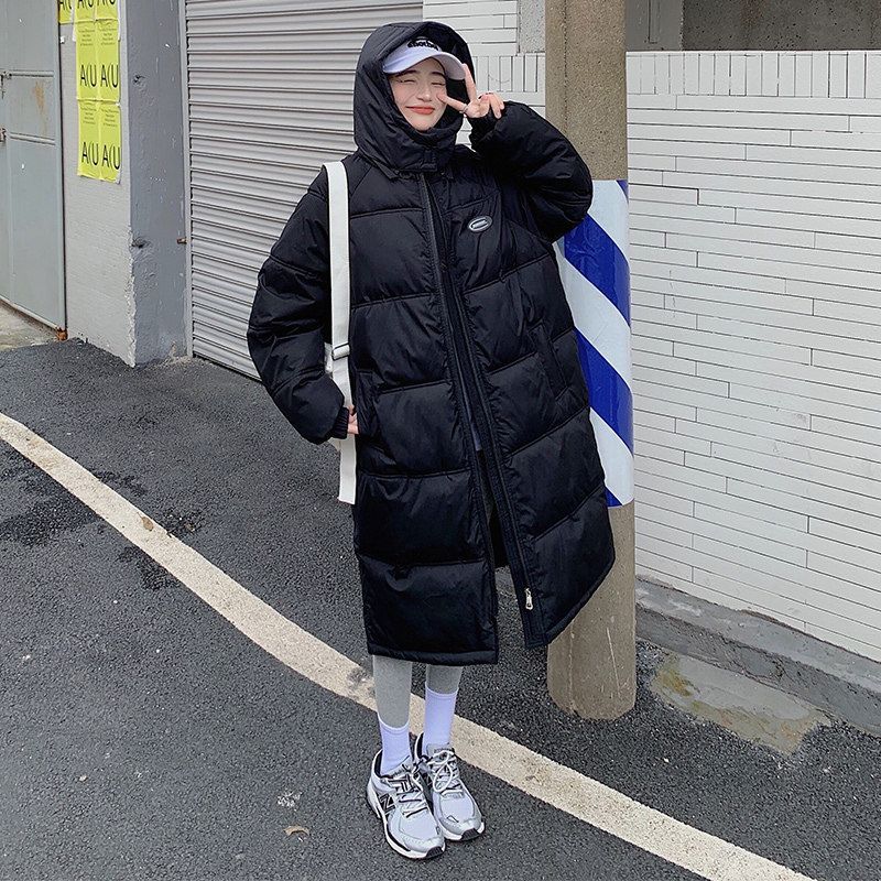 2023冬季新款羽绒羽绒服女中长款过膝宽松ins羽绒服加厚洋气