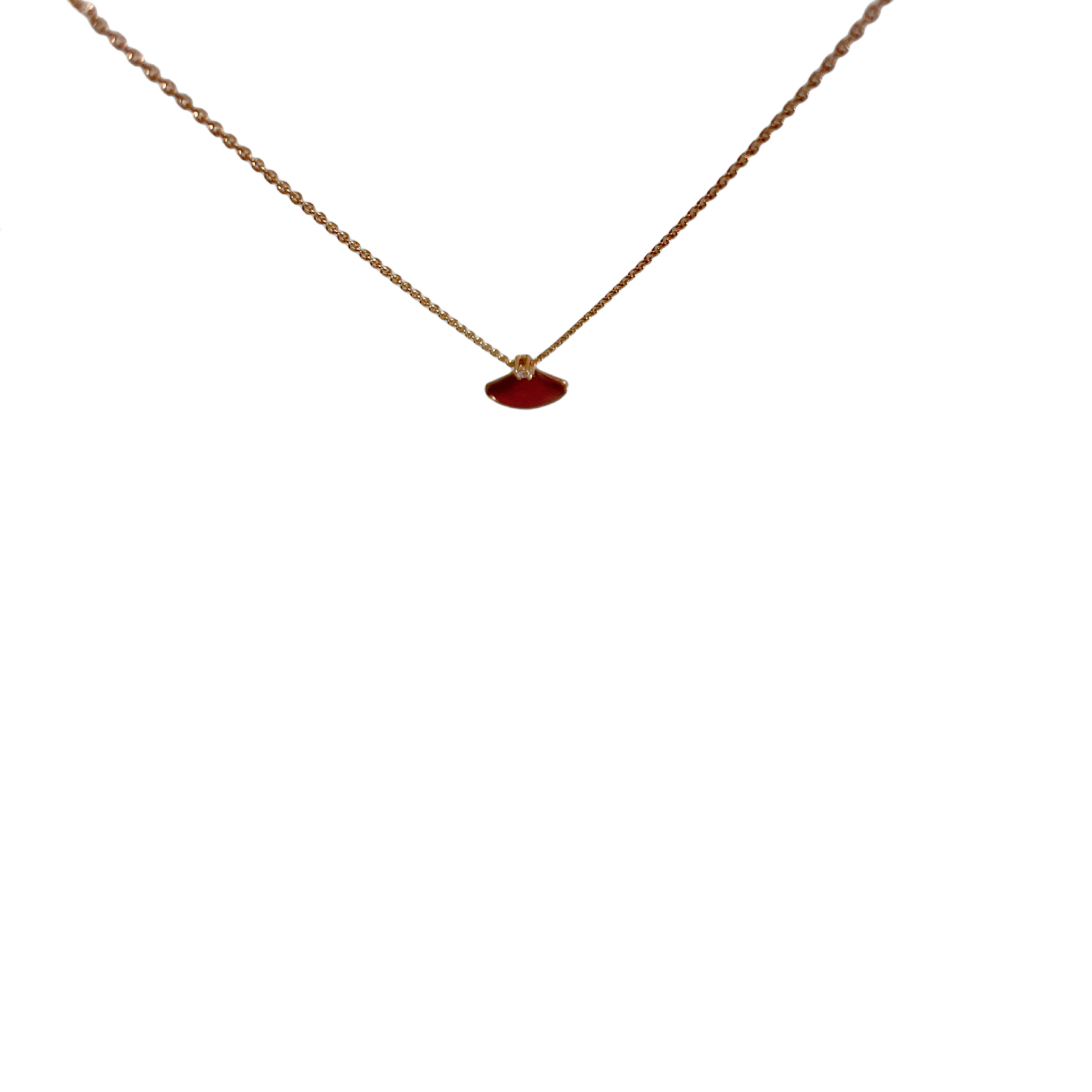 铜合金莫桑石项链 325 设计师款轻奢高定小号裙子项链