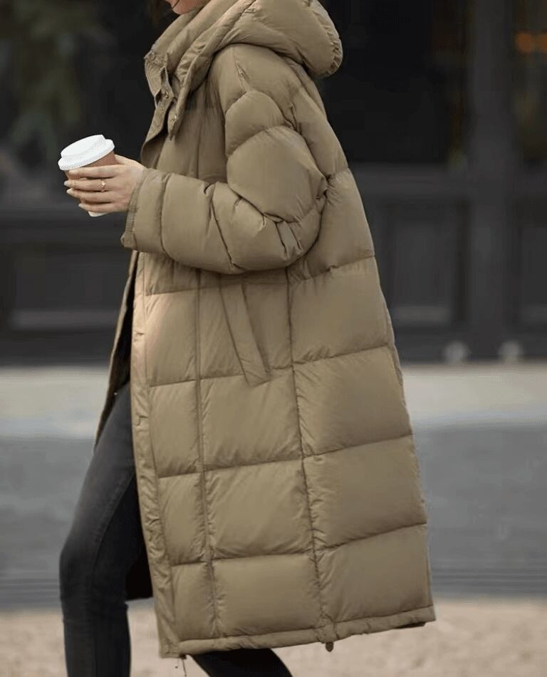 [陈姐优选] 803款鹅绒轻奢泡芙宽松中长款羽绒服