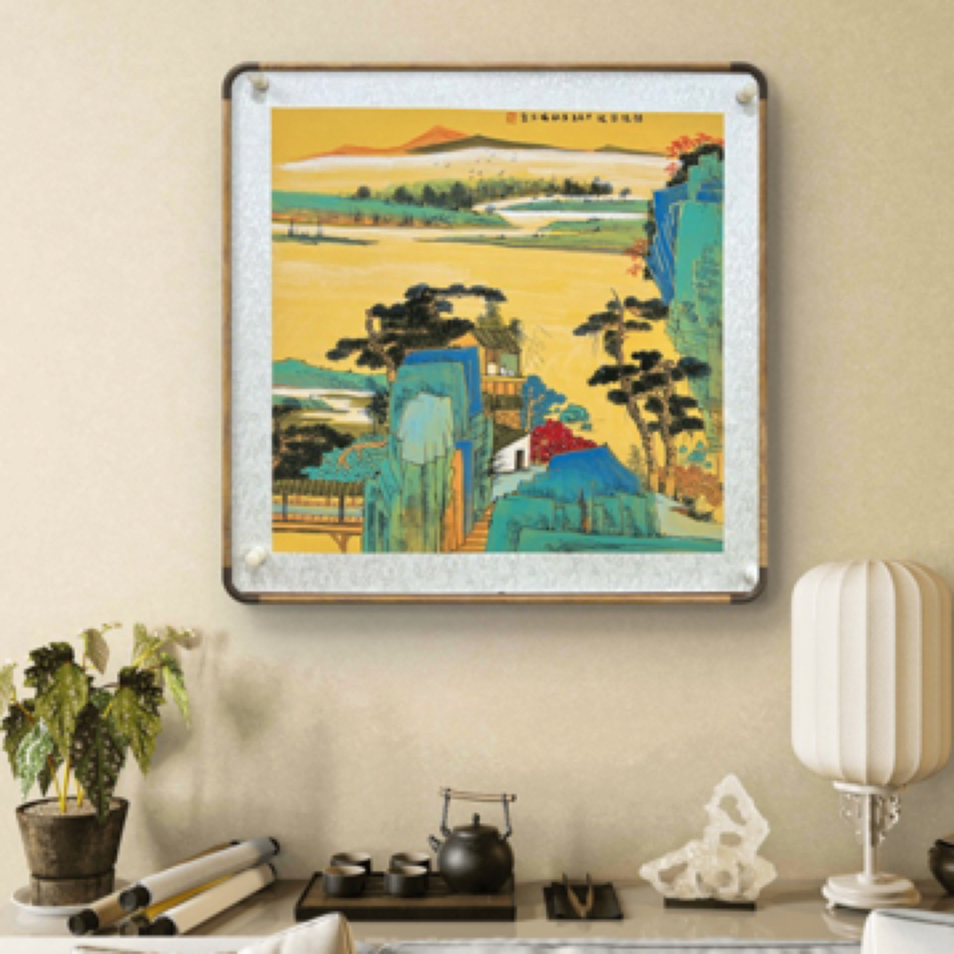 锦绣前程四尺斗方精品国画