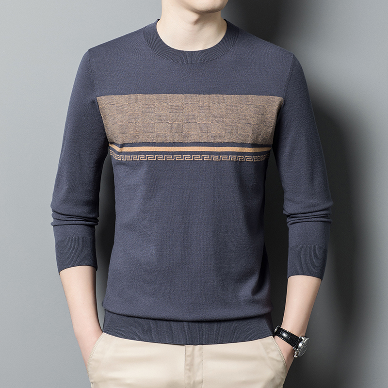 新人见面礼福利打底衫跟主播节奏去拍男士打底上衣（段色断码）（4）