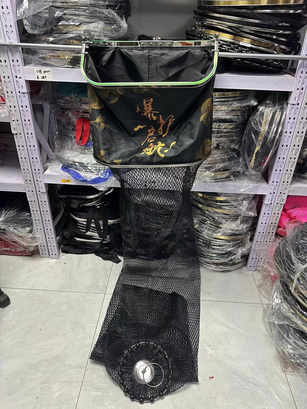 新款方口飞磕68编挂胶黑坑竞技鱼护防水垂钓