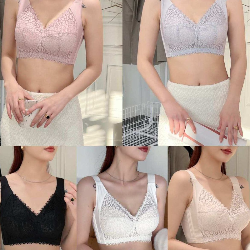 BC杯桑蚕丝聚拢法式蕾丝内衣薄款润肤调整型上托文胸 7135#