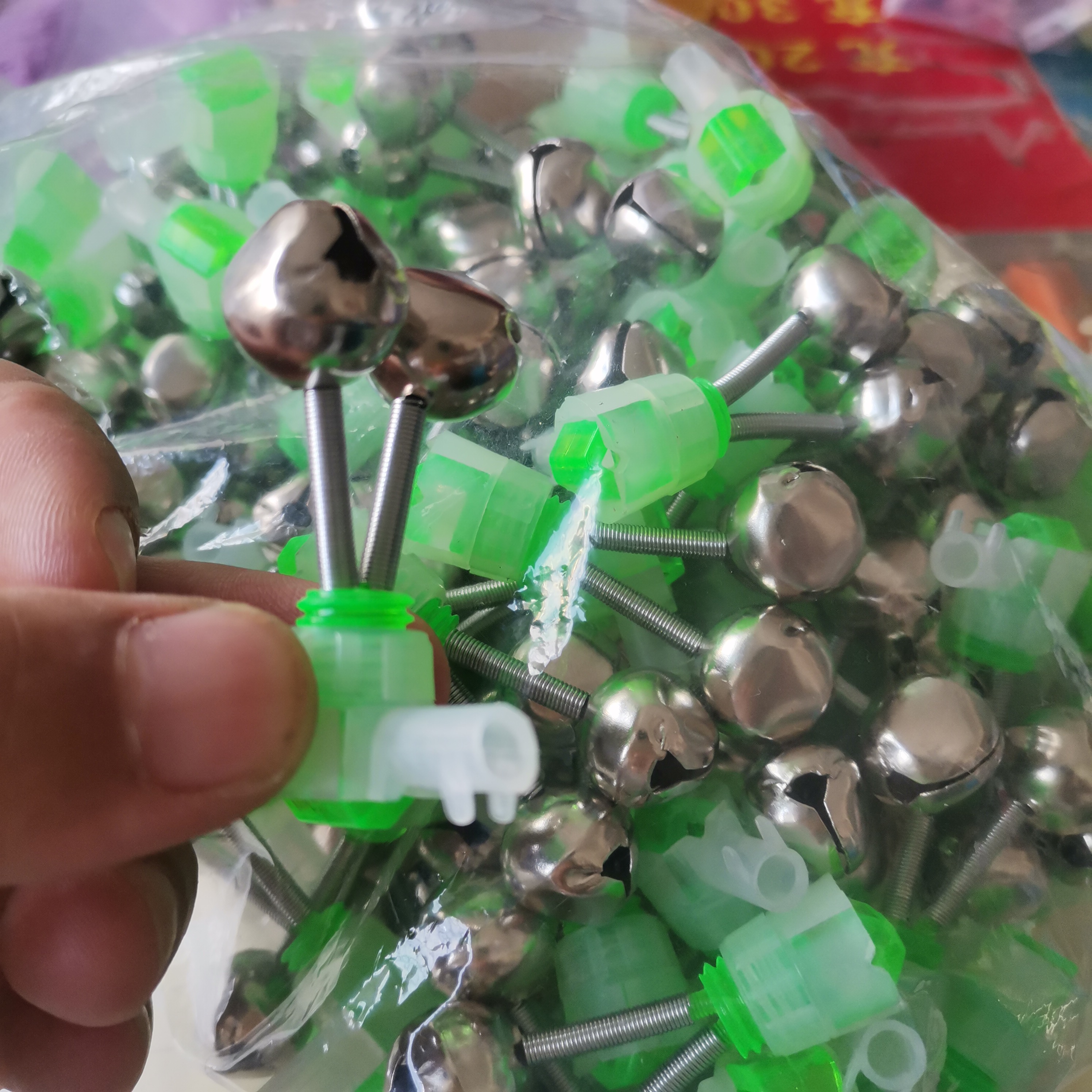 螺旋铃铛<20枚>杆梢狂甩不掉