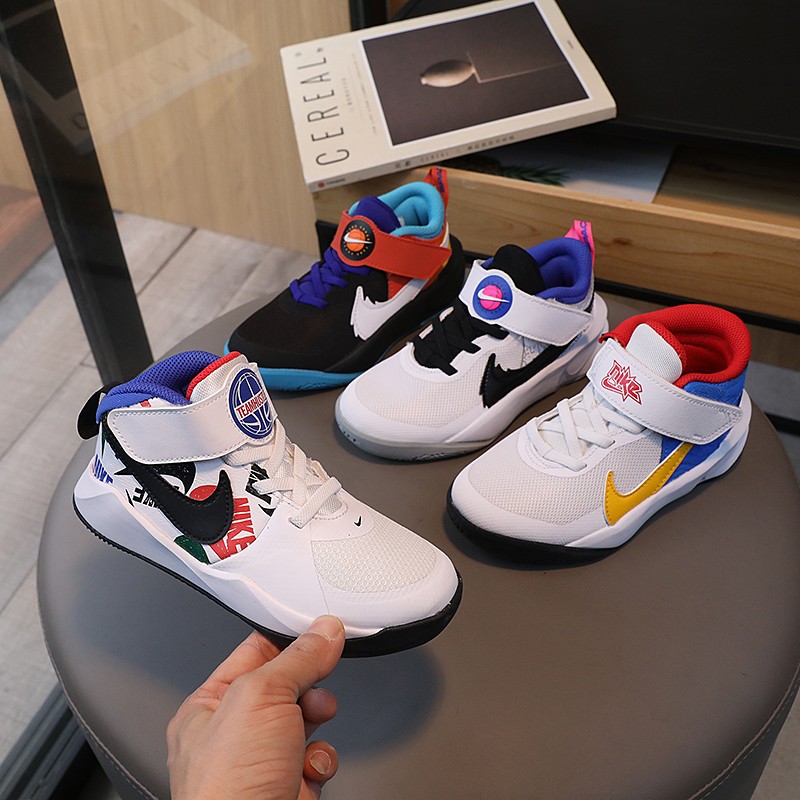 正品耐克Nike新款男童女童宝宝儿童网面篮球鞋透气防滑轻便合集