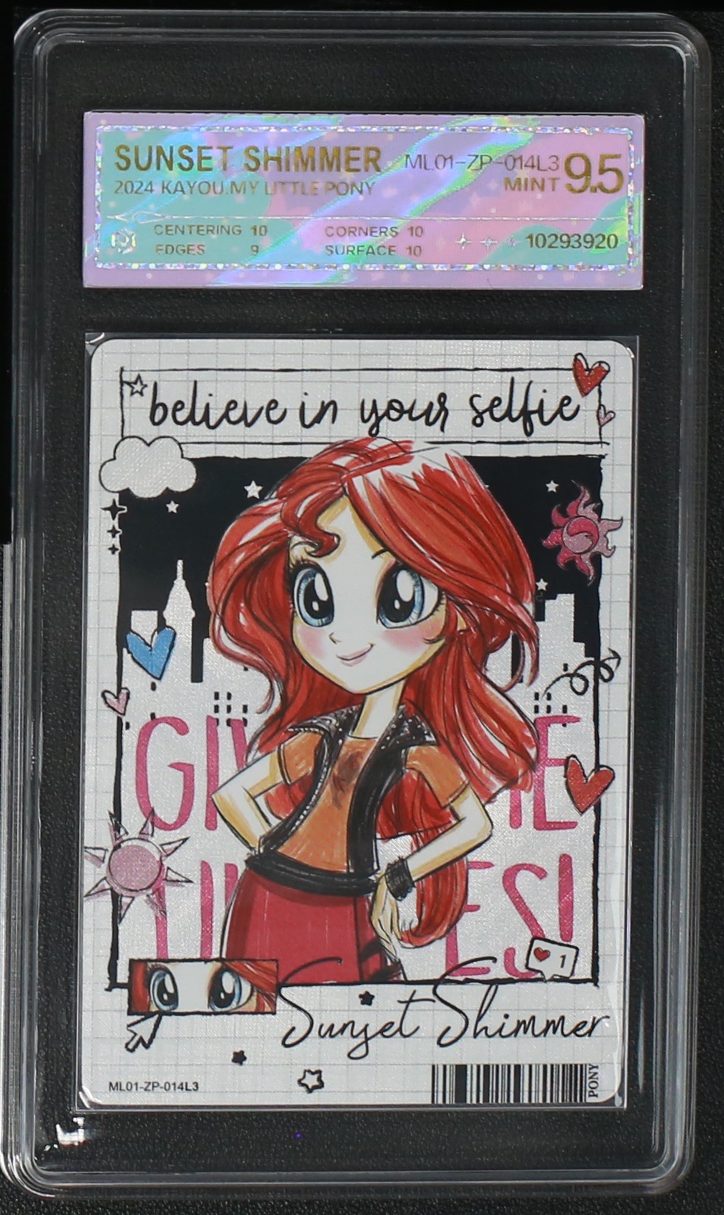 拍立得余晖烁烁（ML01-ZP-014）评级卡牌一张 