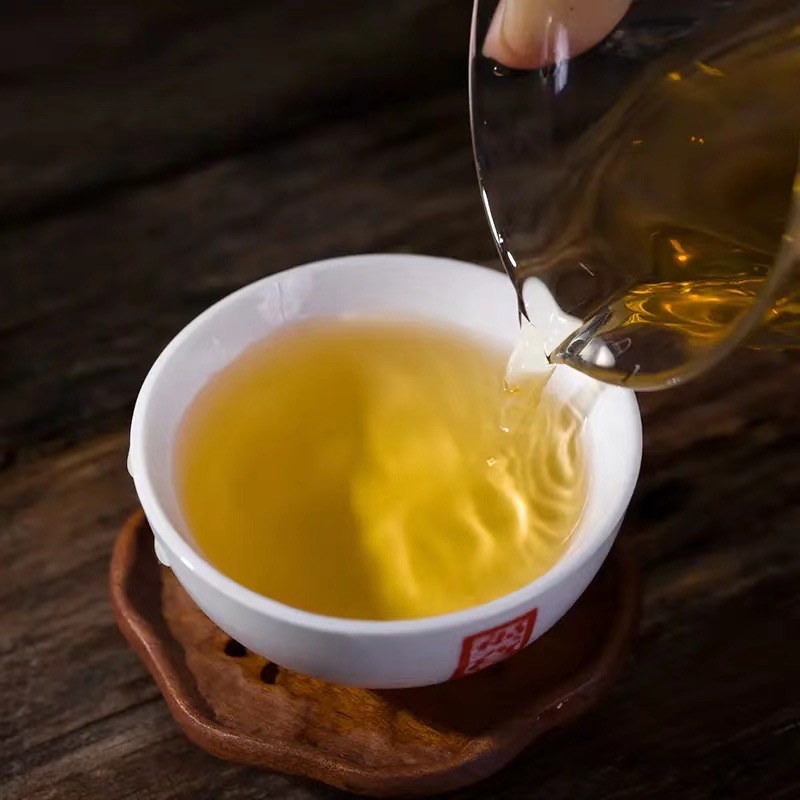 倚邦猫耳朵黄片 2025头春古树纯料 普洱茶生茶散茶100g