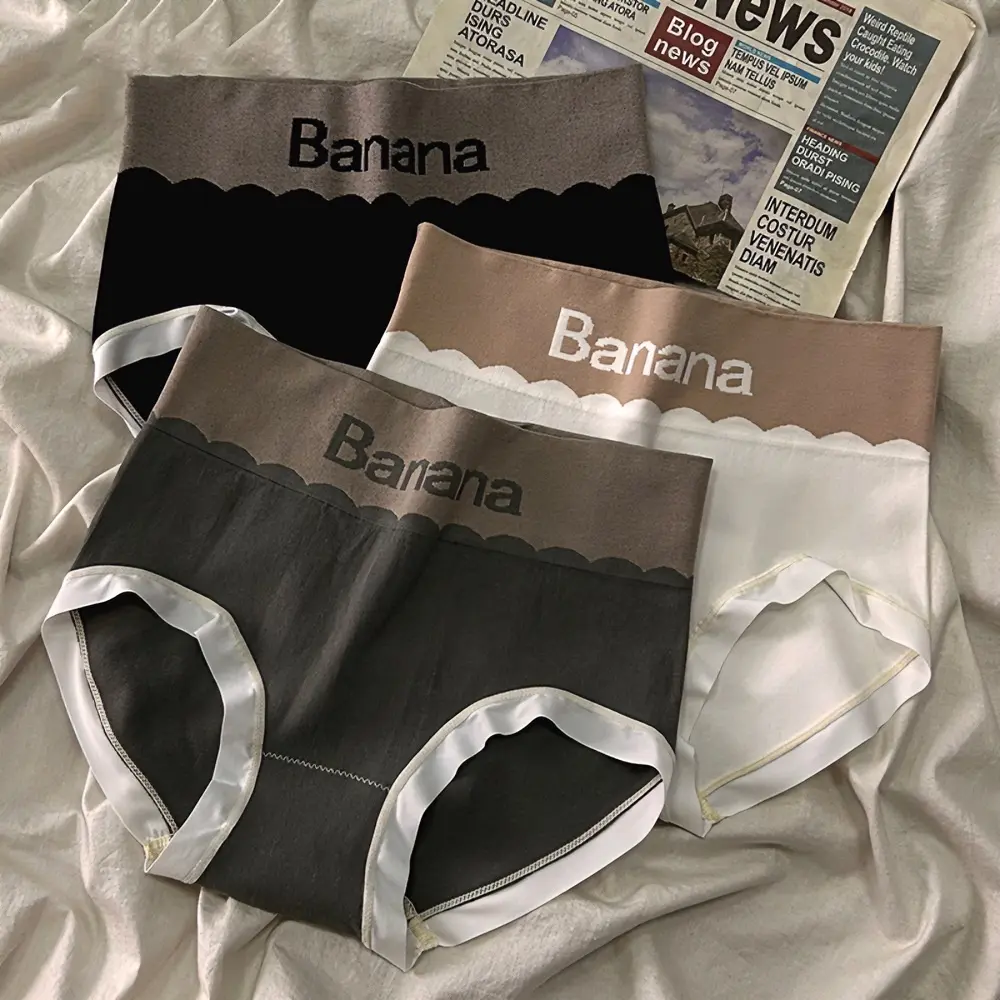 新款高腰内裤女士冬季爆款棉质裆透气日系无痕提臀收腹女士三角裤