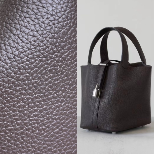 【Diya工厂专属】高级感原版TC牛皮手工线菜菜包水桶包手提休闲时尚